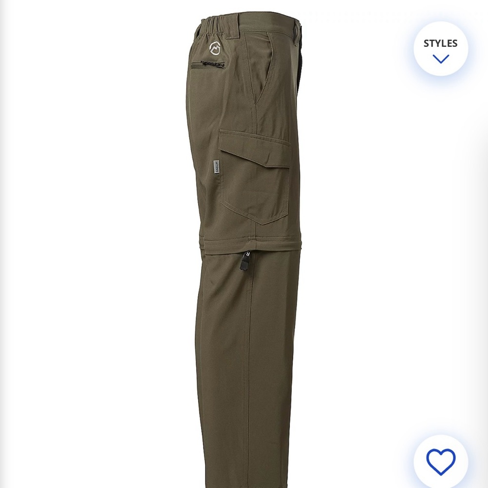3 pairs of Magellan Outdoors youth (14/16) Fishing pants - like new. - Picture 3 of 4